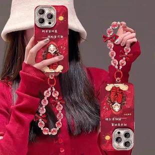 多财多亿女孩适用OPPOReno15/14/13/12Pro手机壳findx9/x8s马年2026新女款a6/a5镜头膜k12s真我15/neo7防摔套