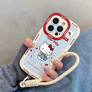 格纹kt猫适用小米15spro/14/13手机壳红米k80/70/60/50女新款12s/mi11/10卡通Redmi至尊防摔note15/14套civi4