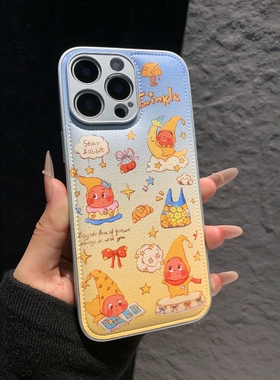 星星人男孩适用华为mate70Pro/60/50手机壳pura80Pro女新款pura70气垫皮纹P60卡通nova14Pro/13/12防摔保护套