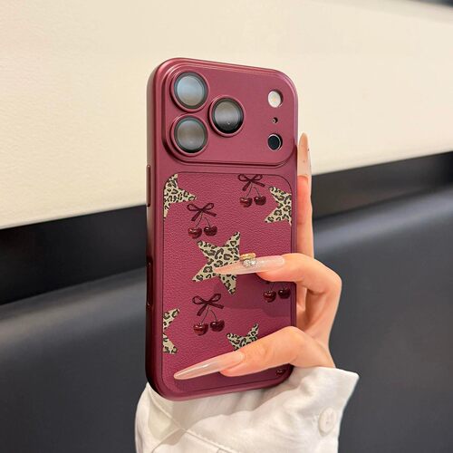 瞳眼小羊皮镜头膜手机壳适用OPPO