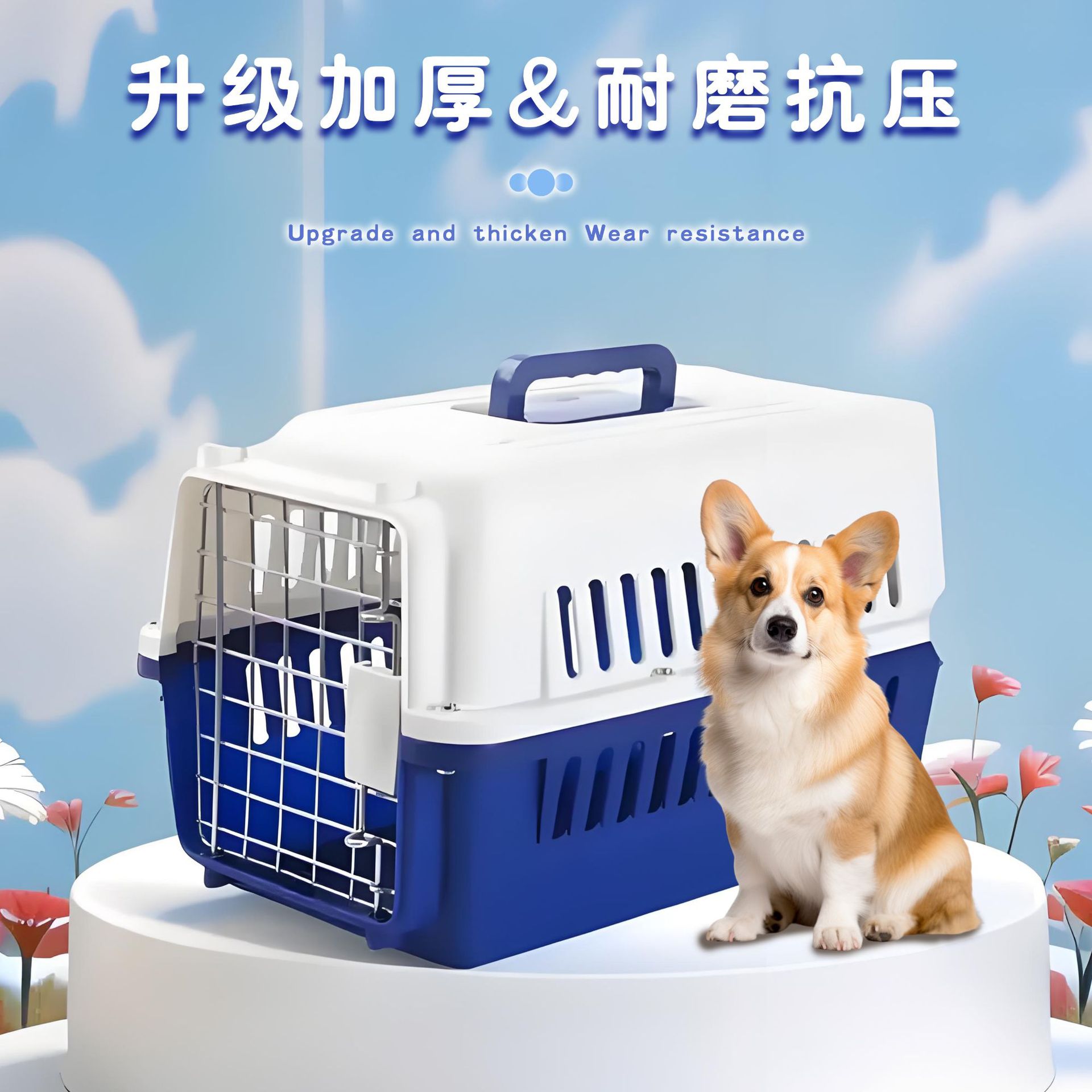 外出托运箱便携车载猫笼子宠物航空箱猫咪狗狗国航大中小型太空箱