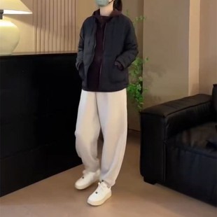 法国cherrykoko新款净版宽松棉外套休闲连帽卫衣卫裤洋气女