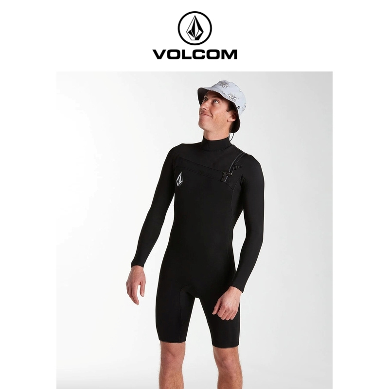 VOLCOM钻石男装户外品牌防晒泳衣防寒衣明星同款连体冲浪服男