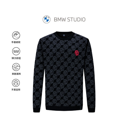 BMWSTUDIO休闲潮流百搭针织衫