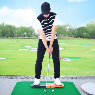 手提高尔夫重心分布板上下杆旋转训练器挥杆可视化重心转移练习器