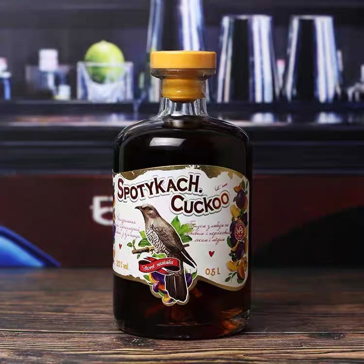 白俄罗斯进口洋酒小鸟卡乐芙花楸利口酒女生低度甜果酒17度500ml