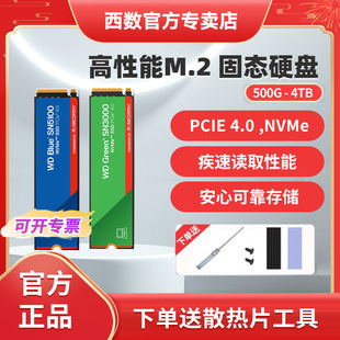 2T笔记本ssd台式 电脑M2 SN3000固态硬盘500G WD西部数据SN5100