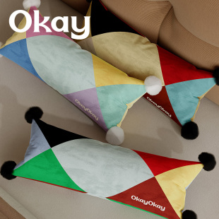 okay缪斯森林长条抱枕客厅沙发百搭氛围感枕套腰枕靠枕午睡枕车载