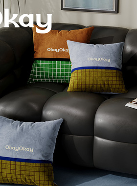 okay飞行宇宙简约客厅抱枕套沙发抱枕靠垫办公室腰枕套床头靠背垫