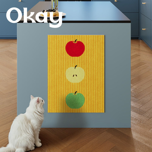 okay果谣猫抓垫耐抓加厚耐磨玩具背胶猫抓板沙发家具保护贴墙