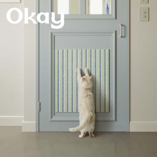 okay青原鹿野猫抓垫耐抓加厚耐磨玩具背胶猫抓板沙发家具保护贴墙