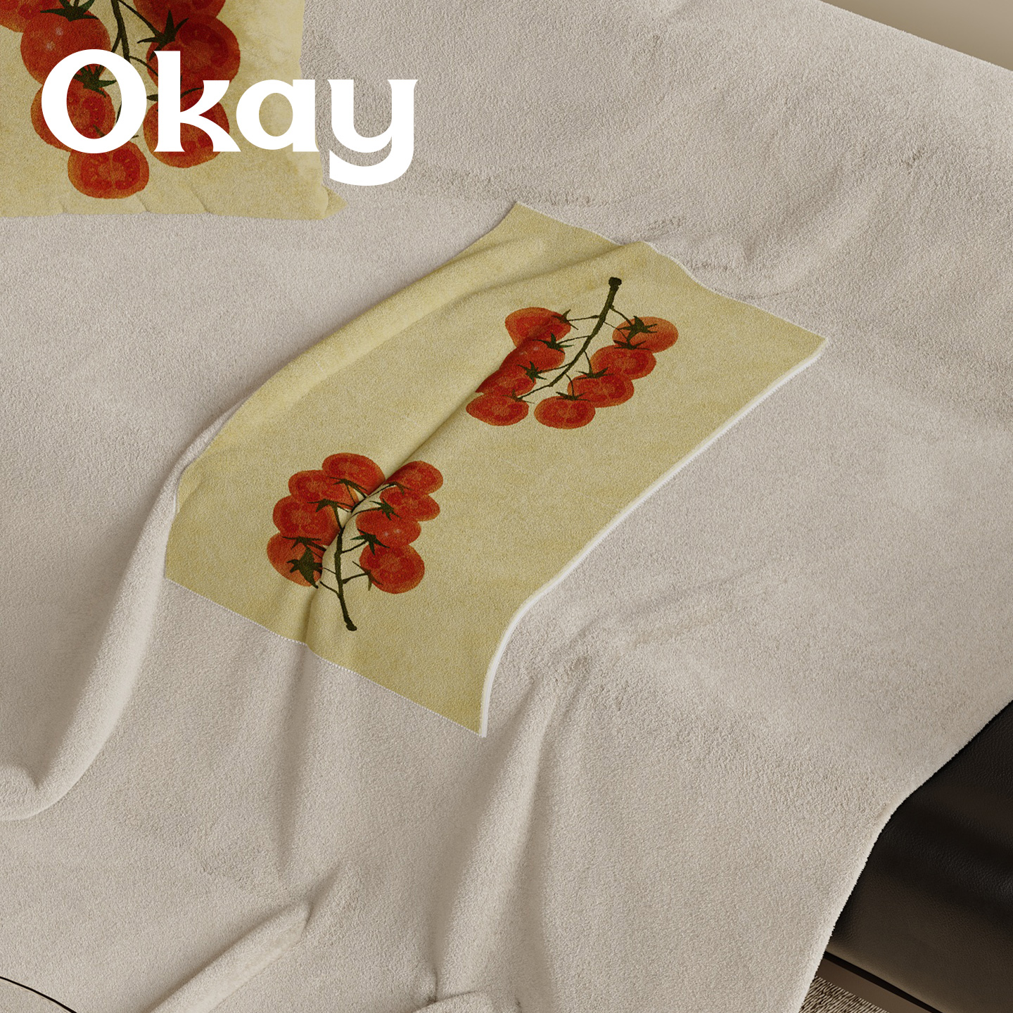 印染水果抱枕毯二合一韩系车载办公室午睡抱枕被可折叠空调毯子