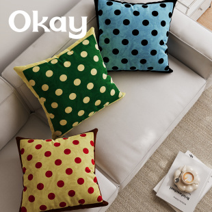 okay轨道流星韩系客厅抱枕套沙发抱枕靠垫办公室腰枕套床头靠背垫