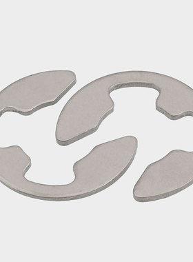 304不锈钢 开口挡圈 E型卡簧 卡扣M1.2 M2M3M4M5M7M8M9M10M12M15