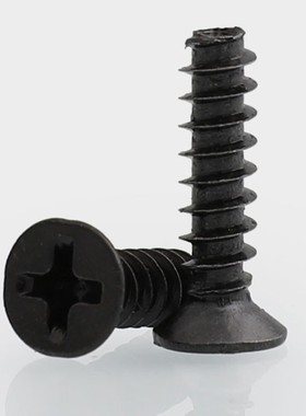 M2.3M2.6M3M4M5黑色304沉头十字平尾自攻螺丝平头KB自攻小螺丝钉