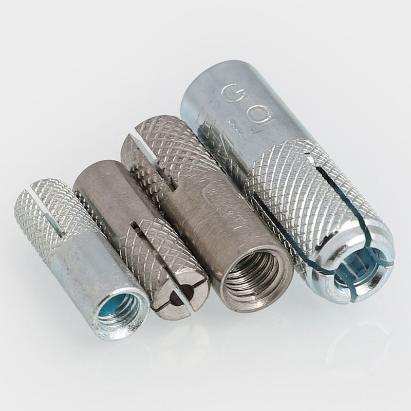 304不锈钢顶爆膨胀螺丝内爆壁虎膨胀螺栓镀白锌拉爆m6m8m10m12m16