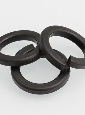 8.8级黑色弹垫弹簧垫片开口垫片垫圈M2M2.5M3M4M5M6M8M10M12-M80
