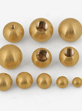 黄铜内牙圆球螺母圆螺丝帽装饰螺帽灯饰灯具配件M3M4M5M6M8M10M12
