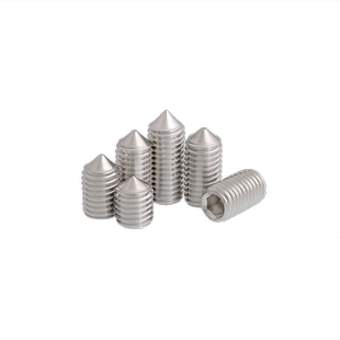 玻璃门把手螺丝房门锁拉手内六角螺钉水龙头固定螺丝尖头顶丝M5M6