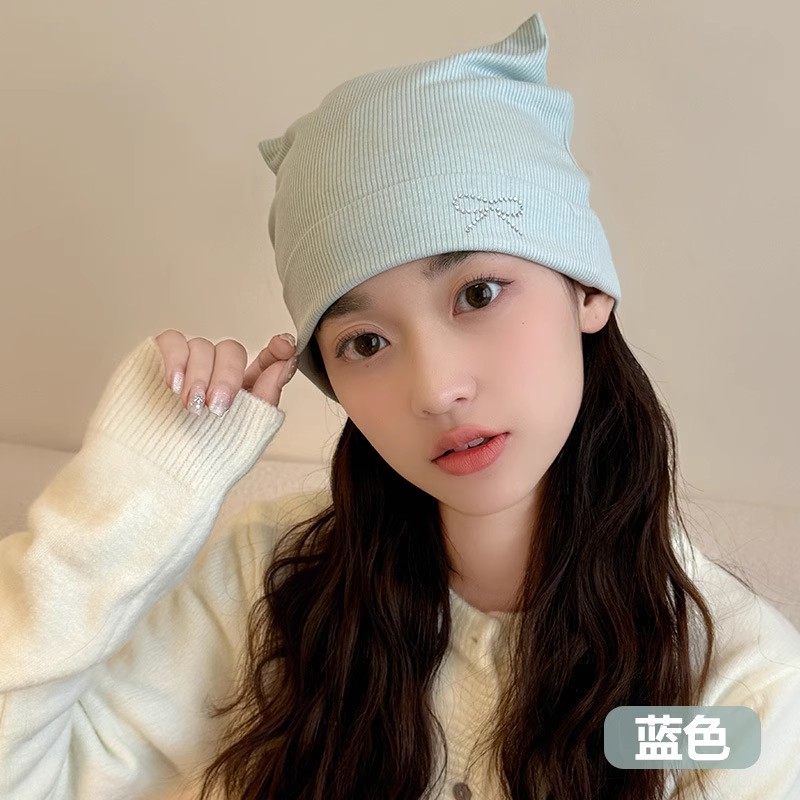 高颜值月子帽出院冬天帽子女款月子妈妈帽纯棉冷帽小头围防风头巾