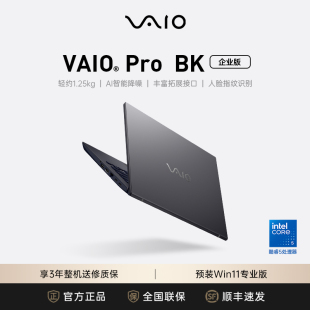 16G 型格灰 商务办公笔记本电脑 Win11专业版 Core5 英特尔酷睿 14英寸 512GB VAIO 120U Pro