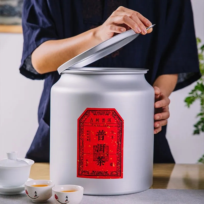 加厚真空铝合金储粮罐密封桶家用防虫潮装面器宠物茶叶不锈钢米缸