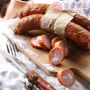 牡丹江华誉食品大红肠口口相传肥肉丁猪肉香肠东北特产龙江老字号
