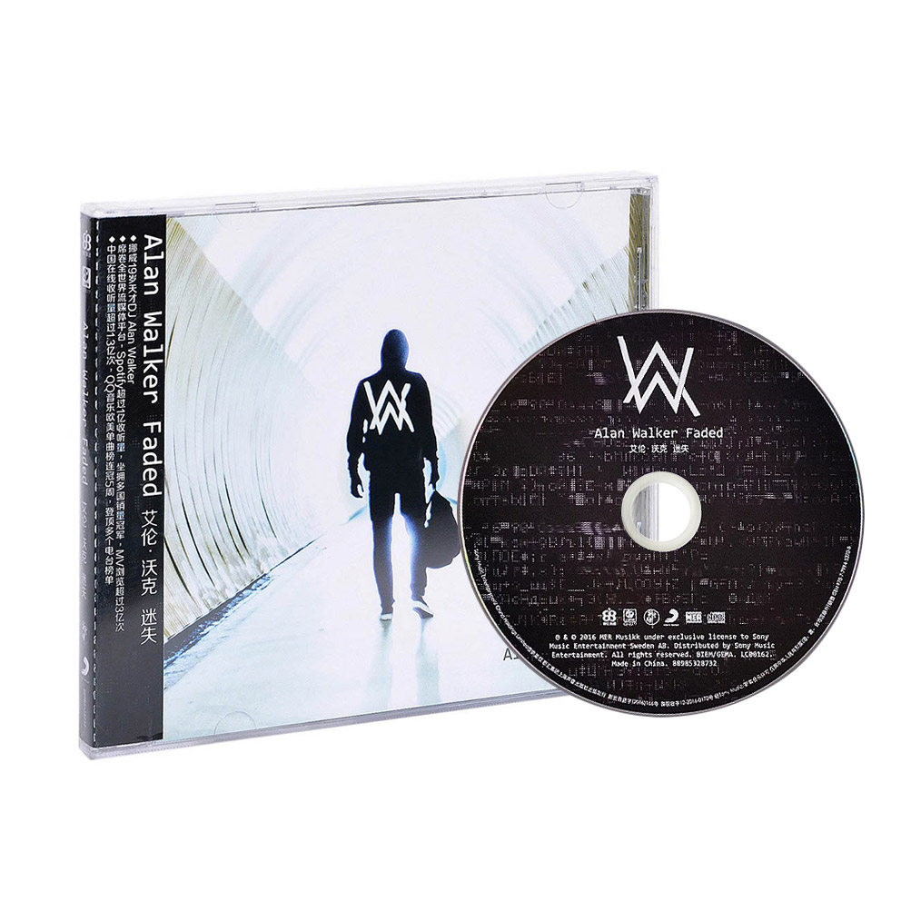 正版唱片 艾伦沃克 Alan Walker Faded 流行电音DJ音乐舞曲专辑CD