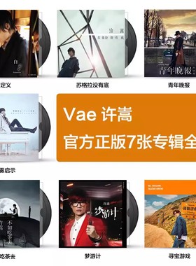 vae许嵩专辑全套 青年晚报/寻宝游戏/不如吃茶去 车载CD+歌词本