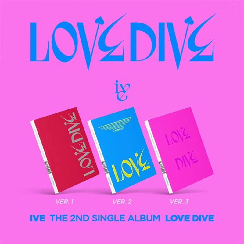 全新未拆正版 IVE专辑 LOVE DIVE单曲二辑官方小卡 cd周边