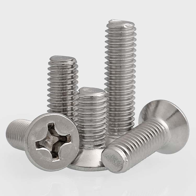 不锈钢KM沉头十字螺丝