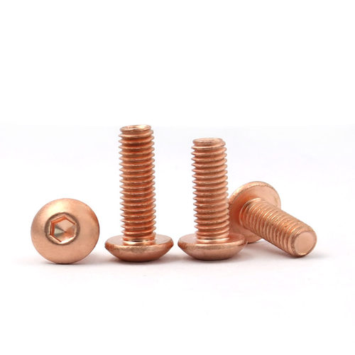 T2紫铜圆头内六角盘头螺丝