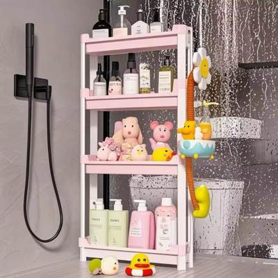 浴室门后夹缝置物架多层卫生间洗手间多功能洗衣液沐浴露沥水架子