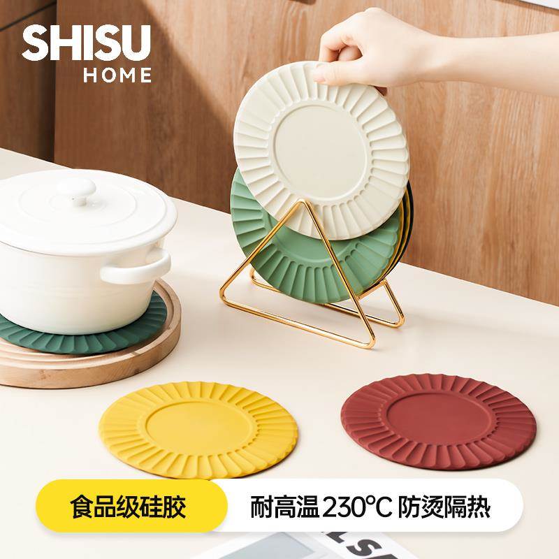硅胶隔热垫餐垫防烫锅垫碗垫杯垫盘子厨房菜垫子家用耐高温餐桌垫