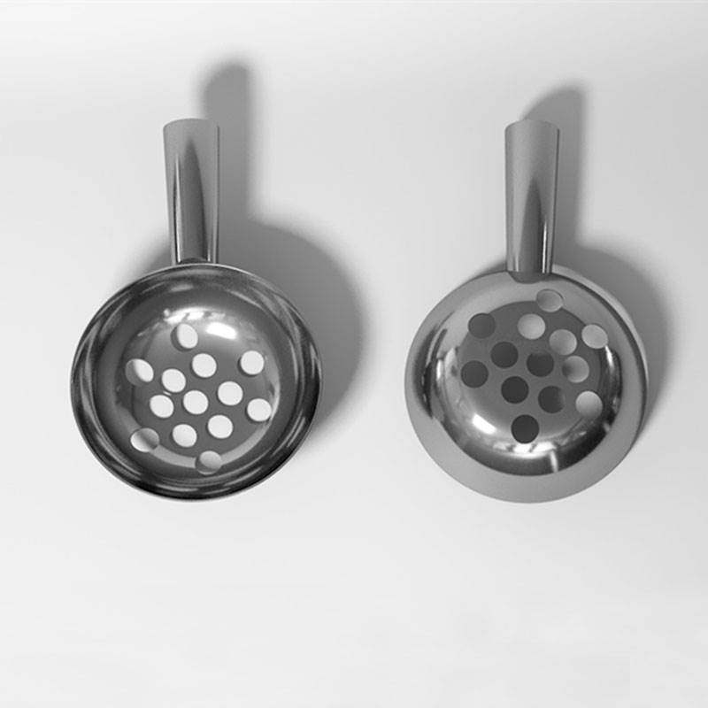 红薯粉漏瓢酸辣粉勺纯铝大漏勺粉瓢自制做粉打粉条丝漏勺漏瓢工具