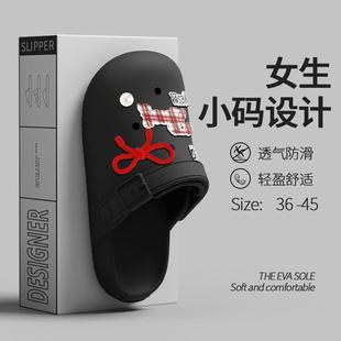 男款 洞洞鞋 外穿厚底包头eva防滑情侣踩屎感凉拖鞋 2025新款 女夏季