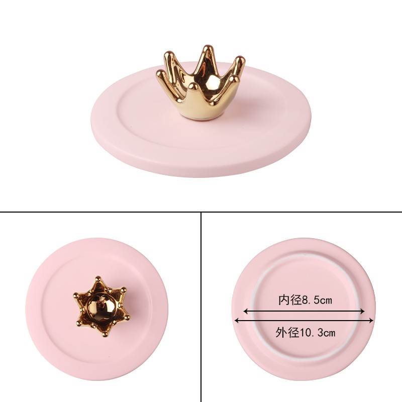 玻璃杯盖马克杯盖子配件陶瓷通用圆形水杯子玻璃杯盖子单卖茶杯盖