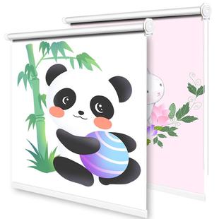 INS小飘窗伸缩窗帘可升级免打孔安装 升降全遮光遮阳宿舍防污厨房