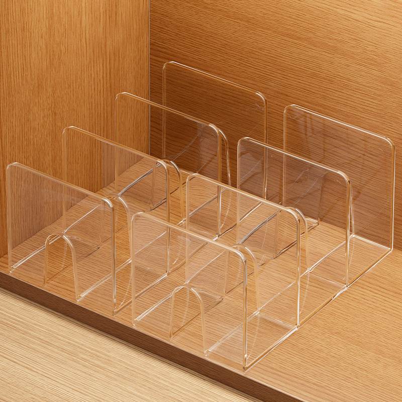 亚克力书架书立架桌面阅读架书本收纳神器儿童绘本书桌收纳置物架