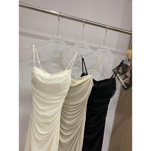 春夏新款辣妹风网纱吊带连衣裙女修身显瘦包臀长裙气质高级感轻奢