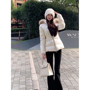 小香风羽绒棉服高级感超好看收腰棉衣棉服外套女款冬季