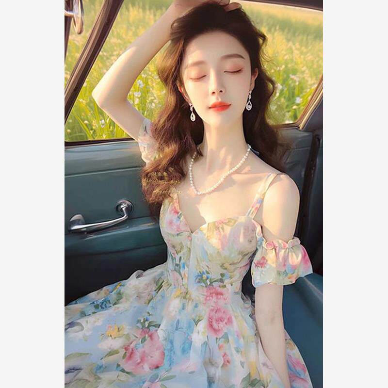 淑女气质收腰超仙奶甜公