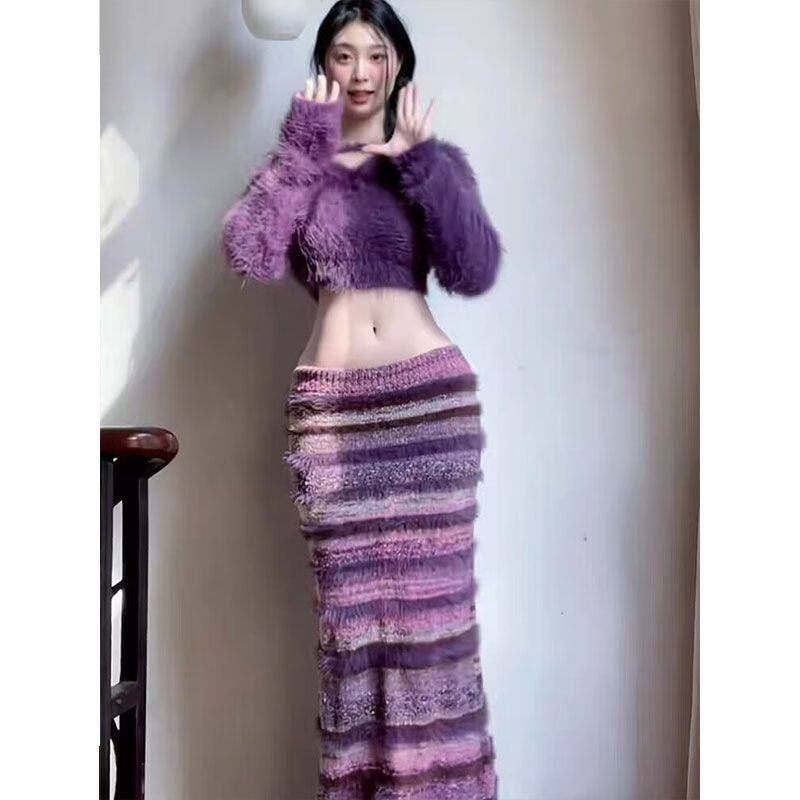 2025软糯美式慵懒风毛衣