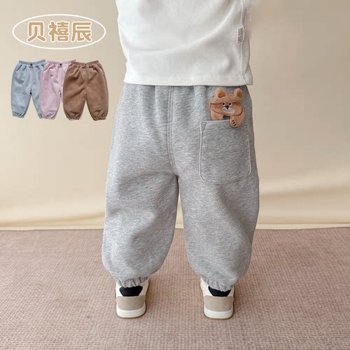 春秋季婴儿裤子宝宝运动裤春秋装