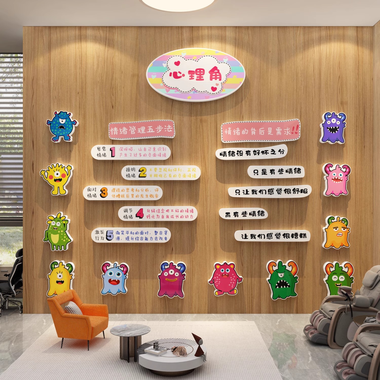 环创主题文化卫生图书角布置教室材料幼儿园心理教育墙面装饰成品