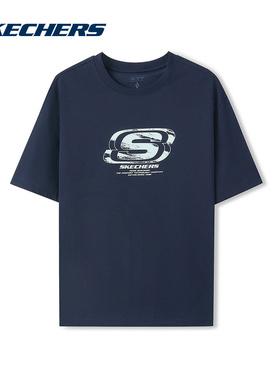 SKECHERS（新品）2025夏中性短袖衫 L225U153-002Z