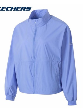 Skechers斯凯奇夏季女子户外防风休闲运动梭织外套P224W018/03Z1