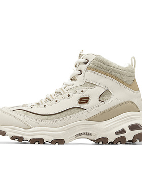 Skechers斯凯奇女鞋春秋新款加绒保暖高帮休闲运动鞋169075/BKGY