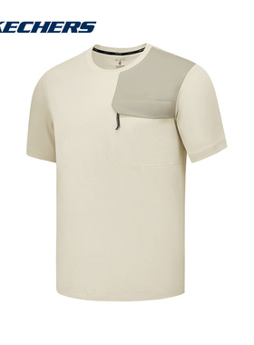 SKECHERS（新品）2025夏男短袖衫 P225M055-04CH