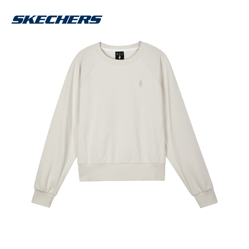 SKECHERS(斯凯奇)（新品）2024秋女针织套头卫衣 L324W078-00F1